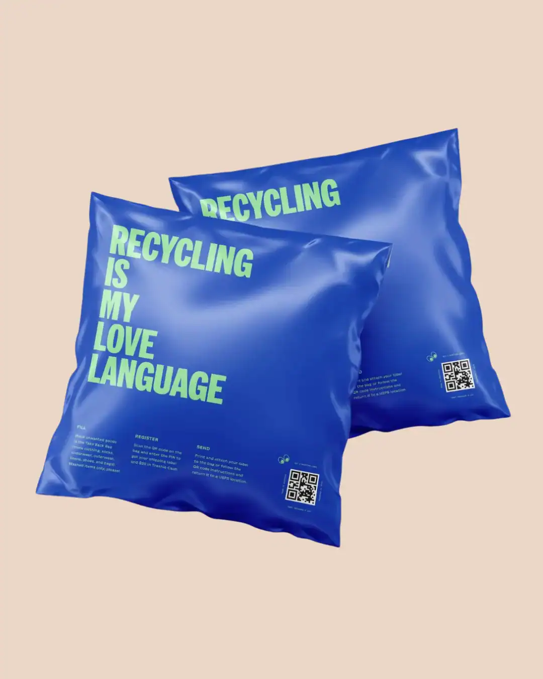 Subset recycling program for underwear, socks, and intimates.