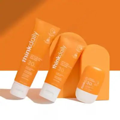 ThinkSun Daily Sunscreen with mineral-based SPF protection for everyday wear and sun exposure.