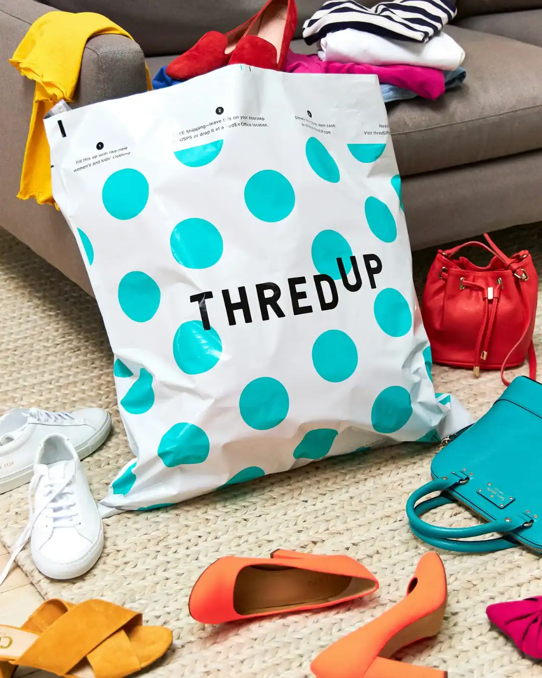 ThredUP online thrift store with curated secondhand clothing and affordable fashion.