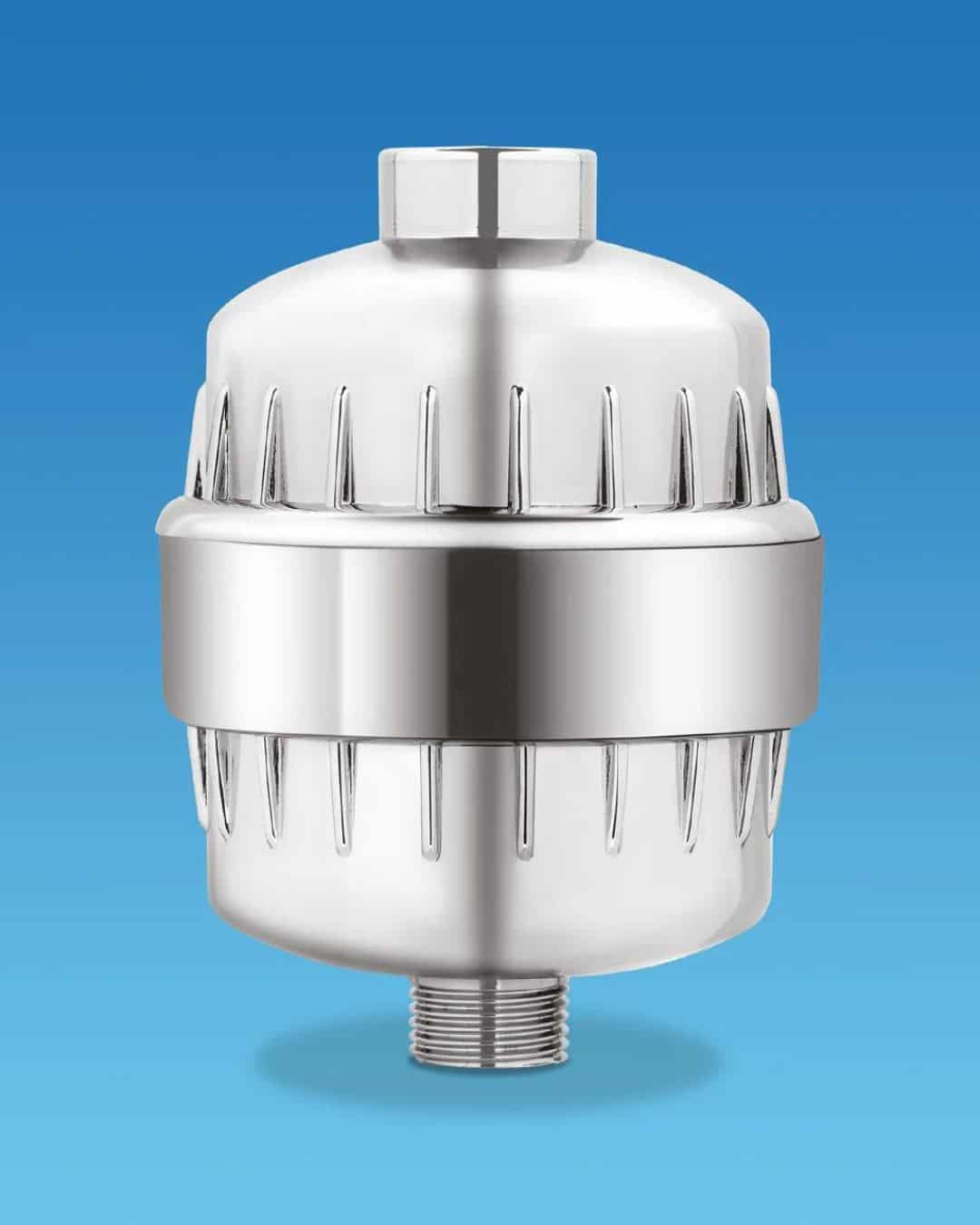 AquaBliss budget shower filter designed to reduce chlorine and sediment in shower water.