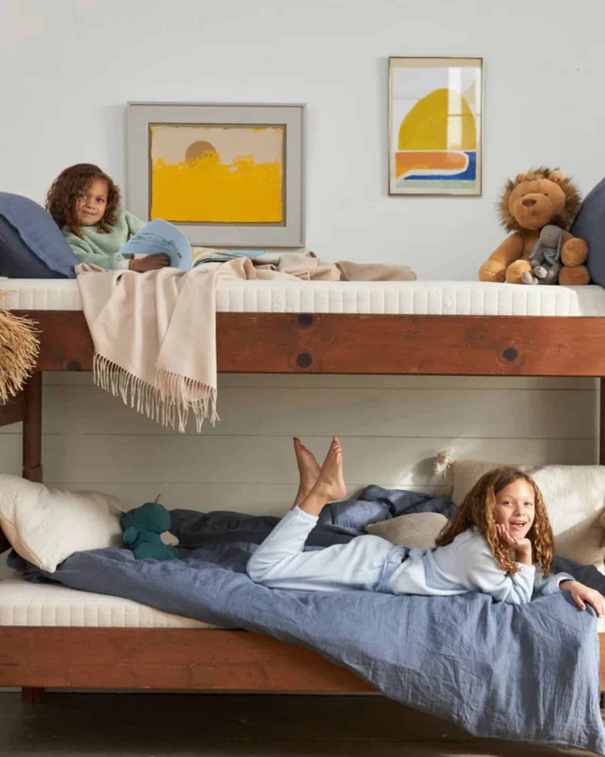 Avocado Eco organic kids mattress made with GOTS-certified cotton, organic wool, and GOLS latex