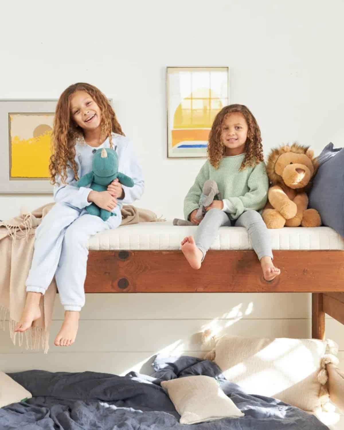 Best non-toxic kids mattresses made with organic cotton, wool, and natural latex for a healthier sleep environment for children