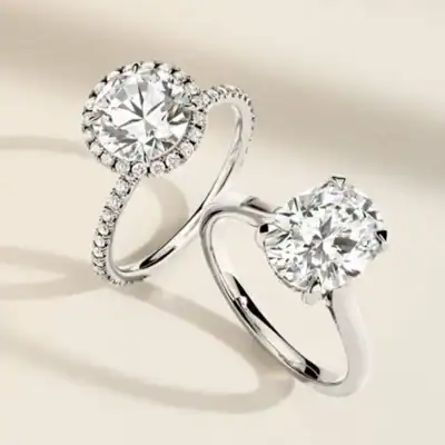 Brilliant Earth ethical engagement rings with lab grown diamonds and recycled gold conflict free options.