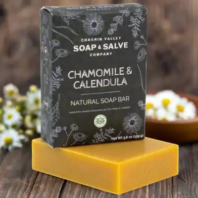 Chagrin Valley fragrance free bar soap for sensitive skin non toxic gentle cleansing soap.