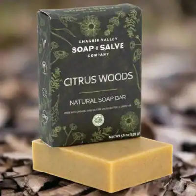 Chagrin Valley vegan bar soap chemical free non toxic skincare plastic free soap bar.
