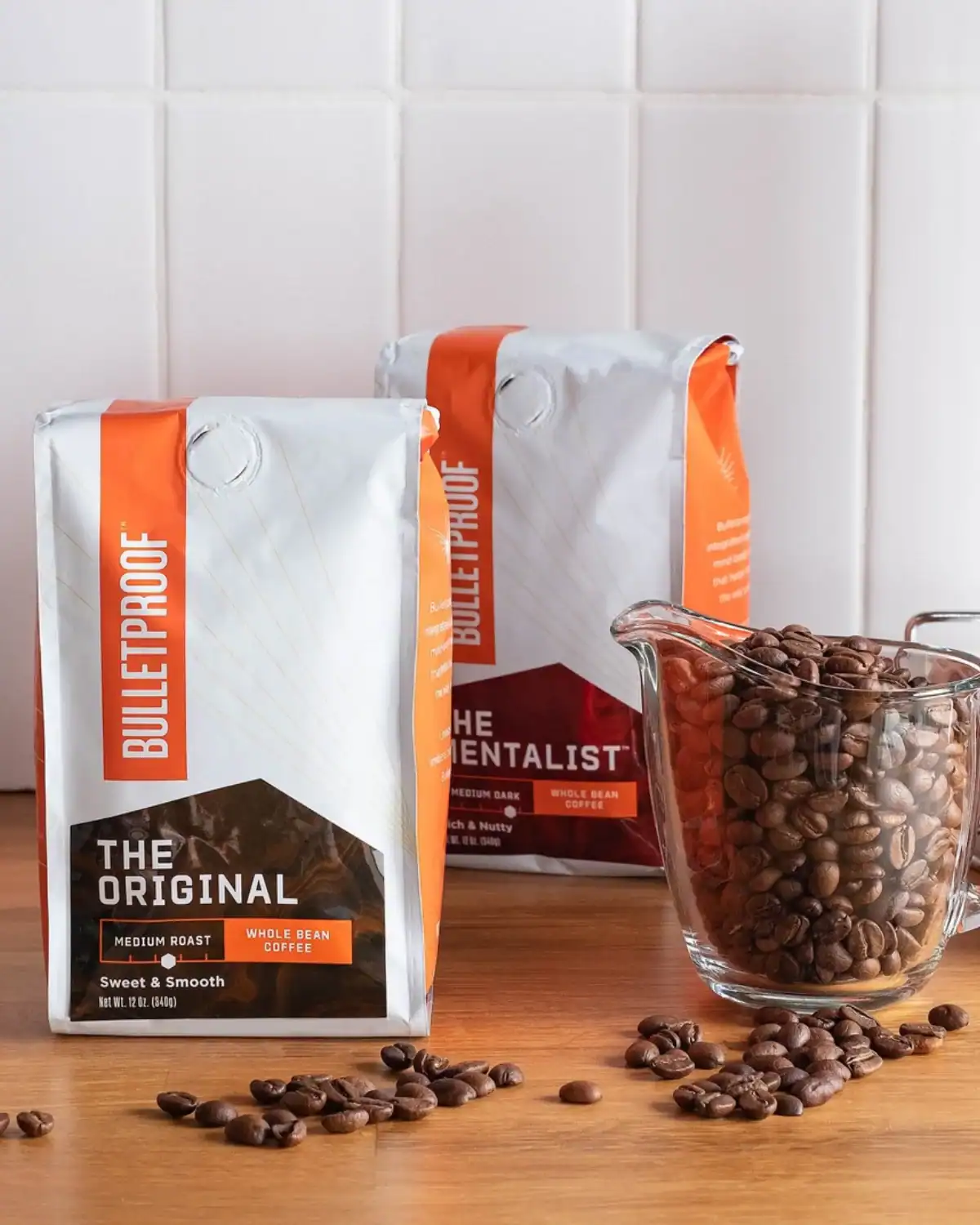 Bulletproof Coffee made from Arabica beans and tested for mold toxins and contaminants for a cleaner coffee experience.