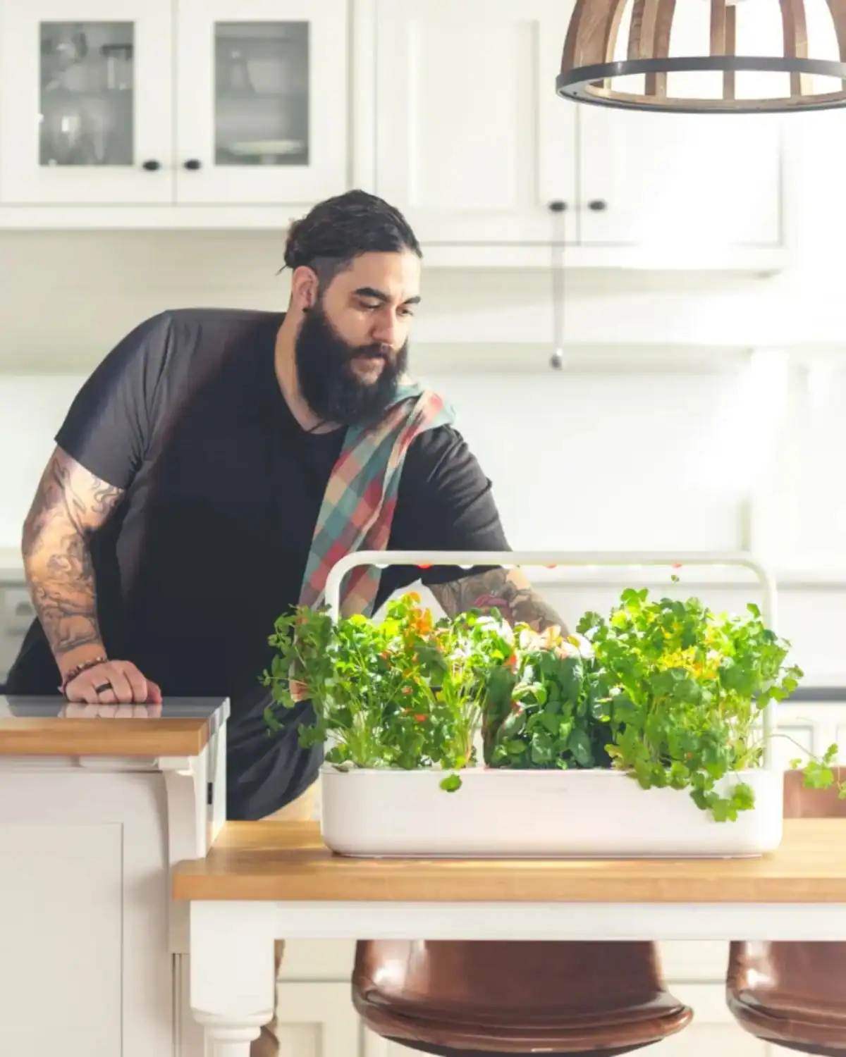 Click & Grow Smart Garden indoor herb garden featured in a sustainable gifts for dad guide.