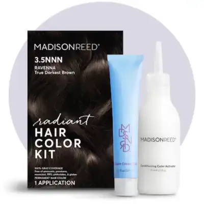 Madison Reed permanent hair color with an ammonia-free formula for long-lasting gray coverage and salon-quality results.