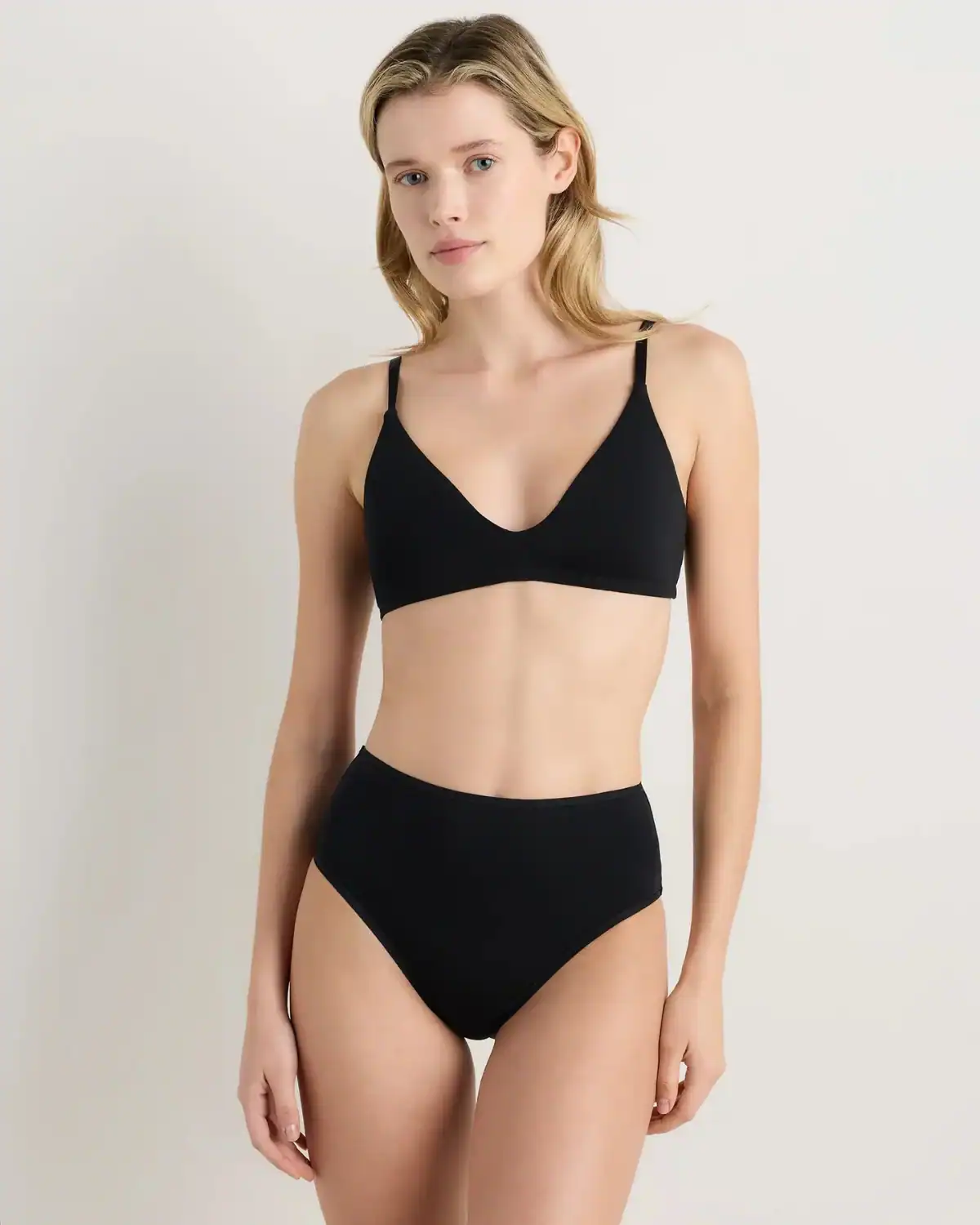 Quince affordable organic cotton underwear available in budget-friendly multipacks made with certified organic cotton.
