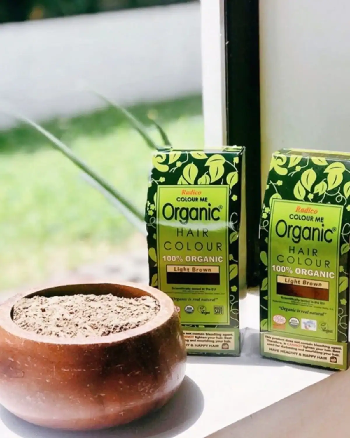 Radico Colour Me Organic certified organic herbal hair dye made without synthetic colorants.