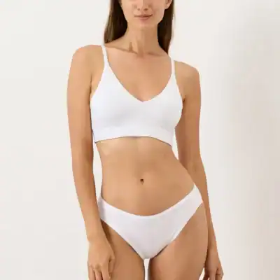 Pact Organic Everyday Classic T-Shirt Bra made with GOTS-certified organic cotton.