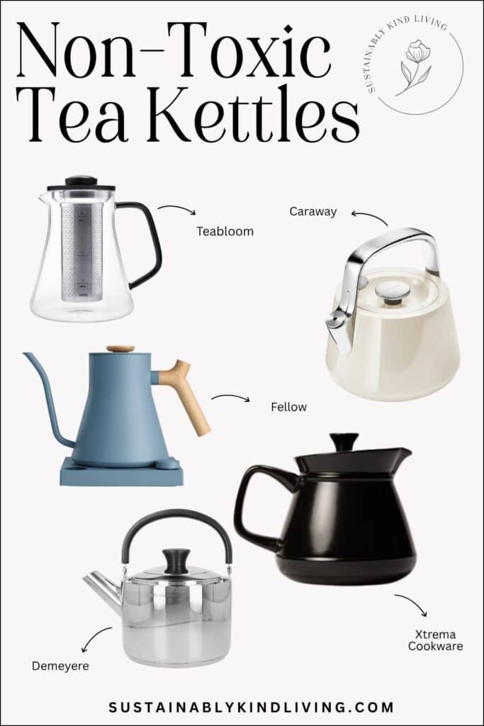 Non-Toxic Tea Kettle Comparison for Glass, Ceramic and Stainless Steel